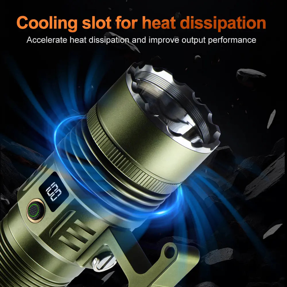 Helius TK-K5 15000 Lumen 1500m+ Long Range Search Light