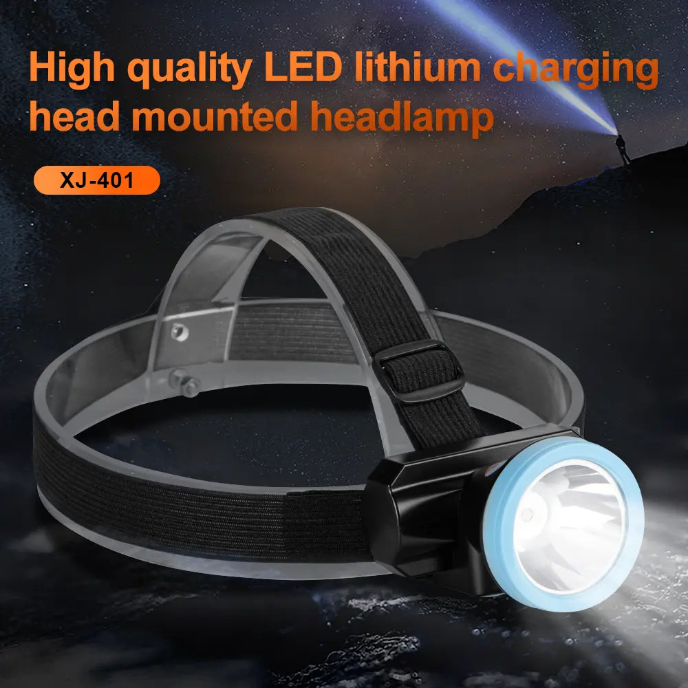 Helius XJ401 Lightweight Rechargeable LED Headlamp