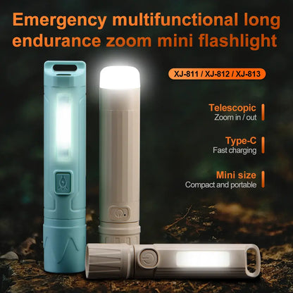 Helius XJ813 LED Rechargeable Compact Flashlight