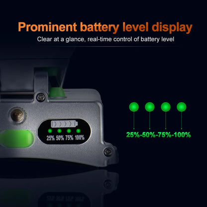 Helius 9801F High Power Build In Battery LED Headlamp