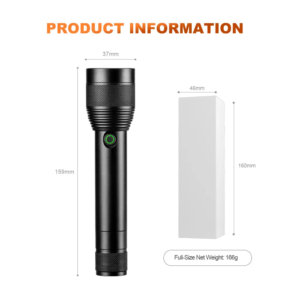 Helius ELB-001 Rechargeable Flashlight