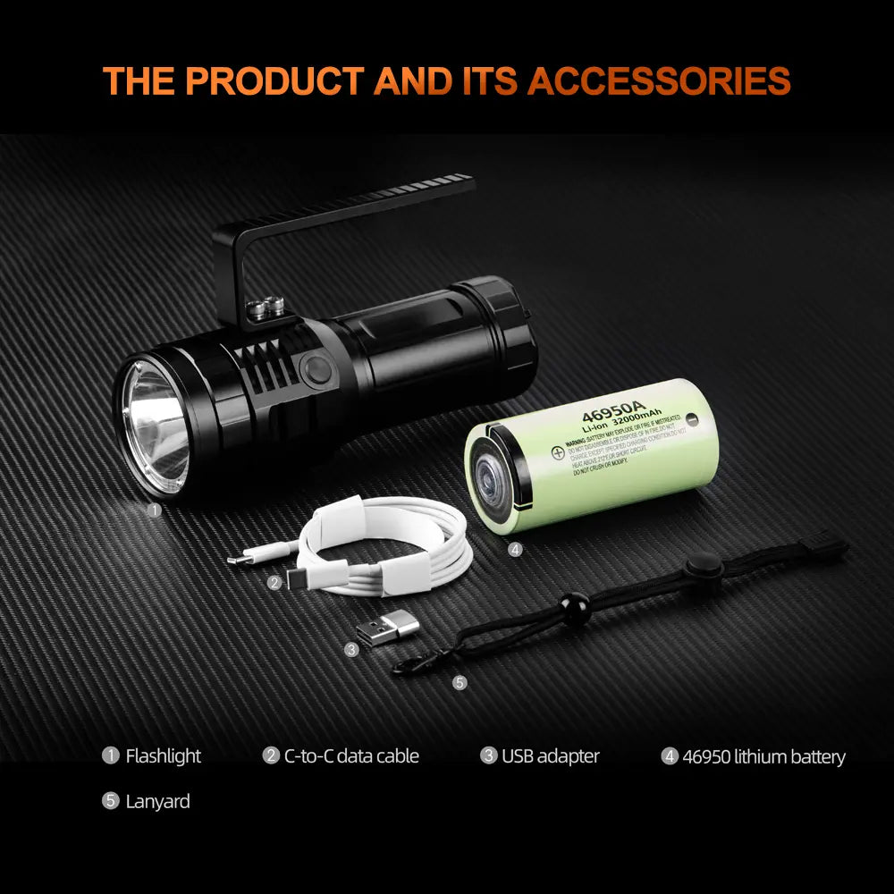 Helius HG160 10,000 Lumen High Power Search Light