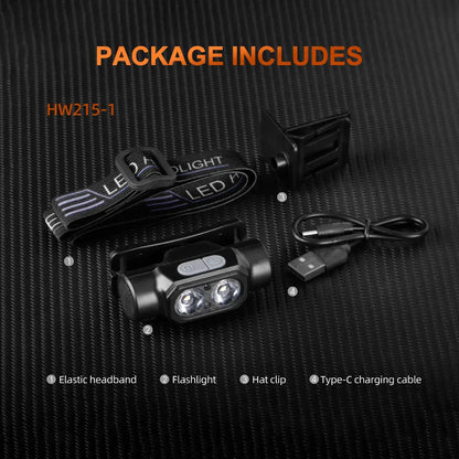 Helius HW215 Lightweight Sensor Headlamp