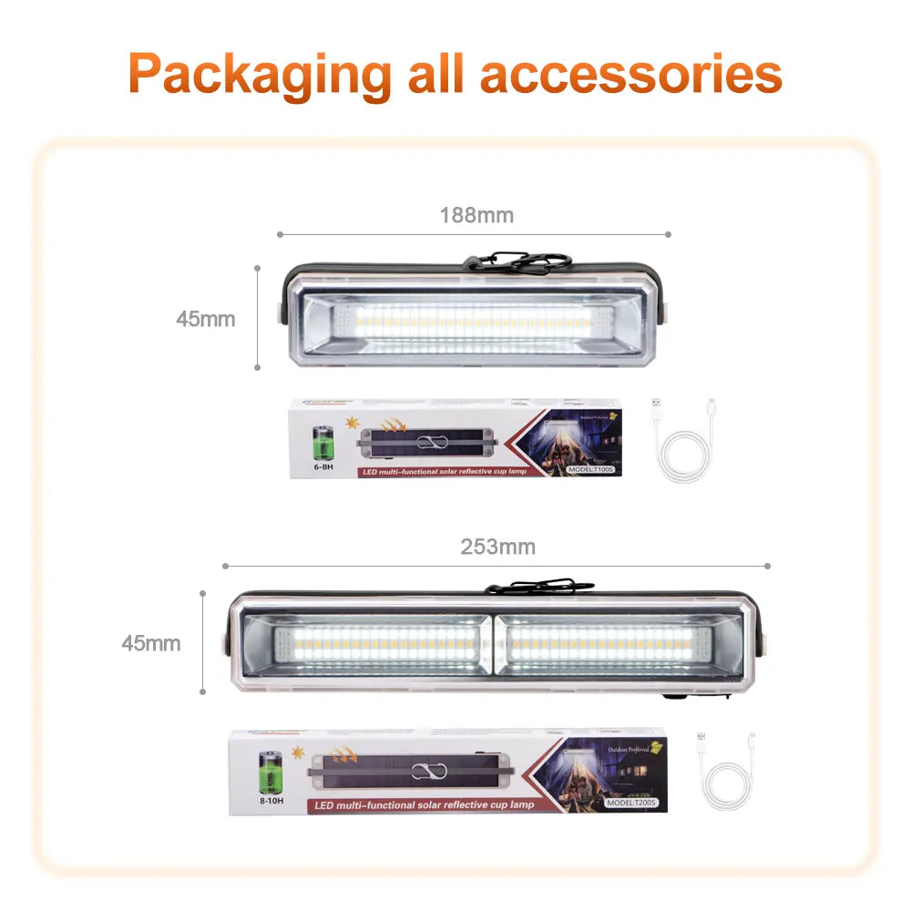 Helius T200S Portable Solar Rechargeable Led Proof Light