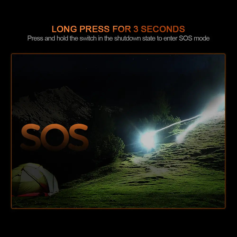 Helius T200S Portable Solar Rechargeable Led Proof Light