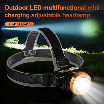 Helius XJ415 Lightweight Build In Battery LED Headlamp