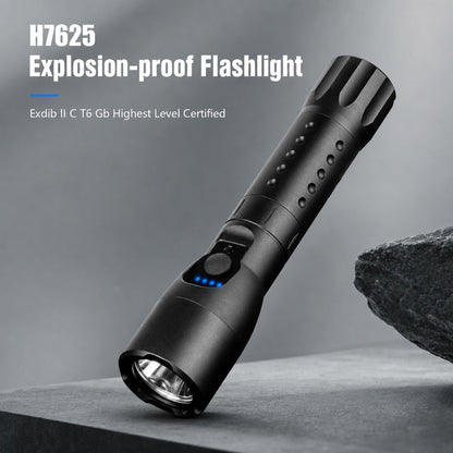 H7625 Flameproof + Intrinsically Safe Composite Explosion-Proof Flashlight (ExdibⅡCT6) – Highest Grade for Extreme Hazardous Areas