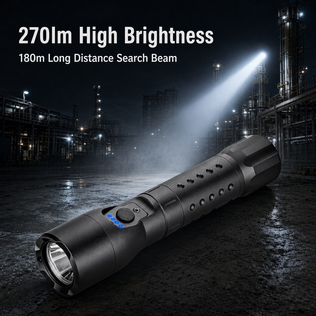 H7625 Flameproof + Intrinsically Safe Composite Explosion-Proof Flashlight (ExdibⅡCT6) – Highest Grade for Extreme Hazardous Areas