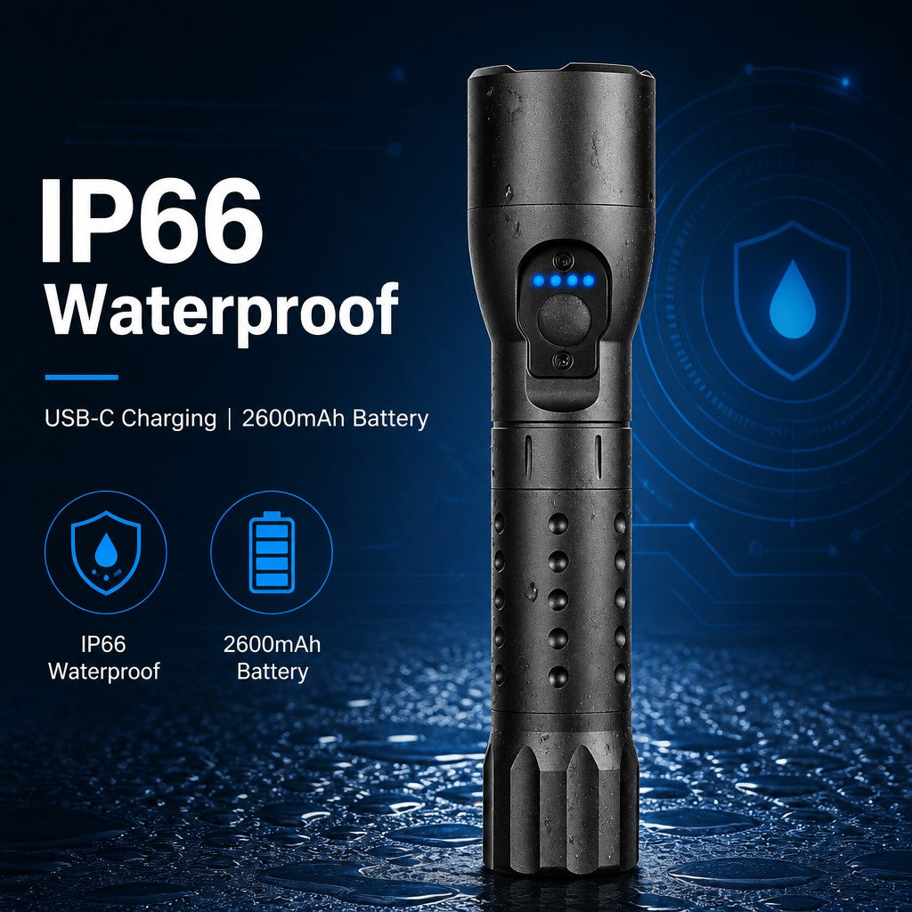 H7625 Flameproof + Intrinsically Safe Composite Explosion-Proof Flashlight (ExdibⅡCT6) – Highest Grade for Extreme Hazardous Areas