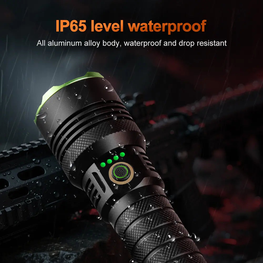 Helius X77 White Laser Zoomable Flashlight