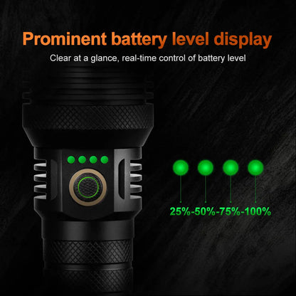 Helius X77 White Laser Zoomable Flashlight
