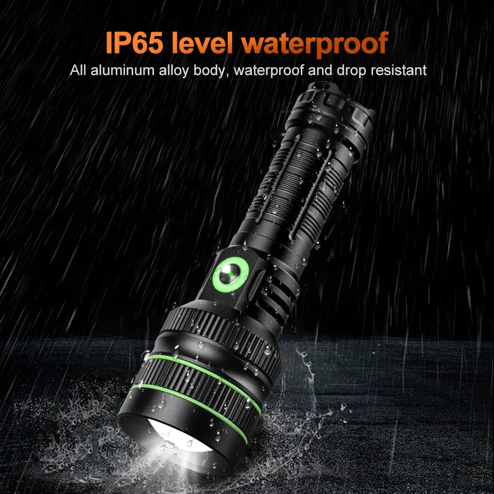 Helius XJ03 Zoomable Power Display Flashlight