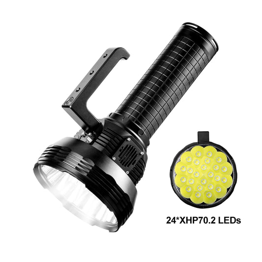 Helius H-24C 150,000 Lumen Searchlight — XHP70.2, 1600m, USB-C