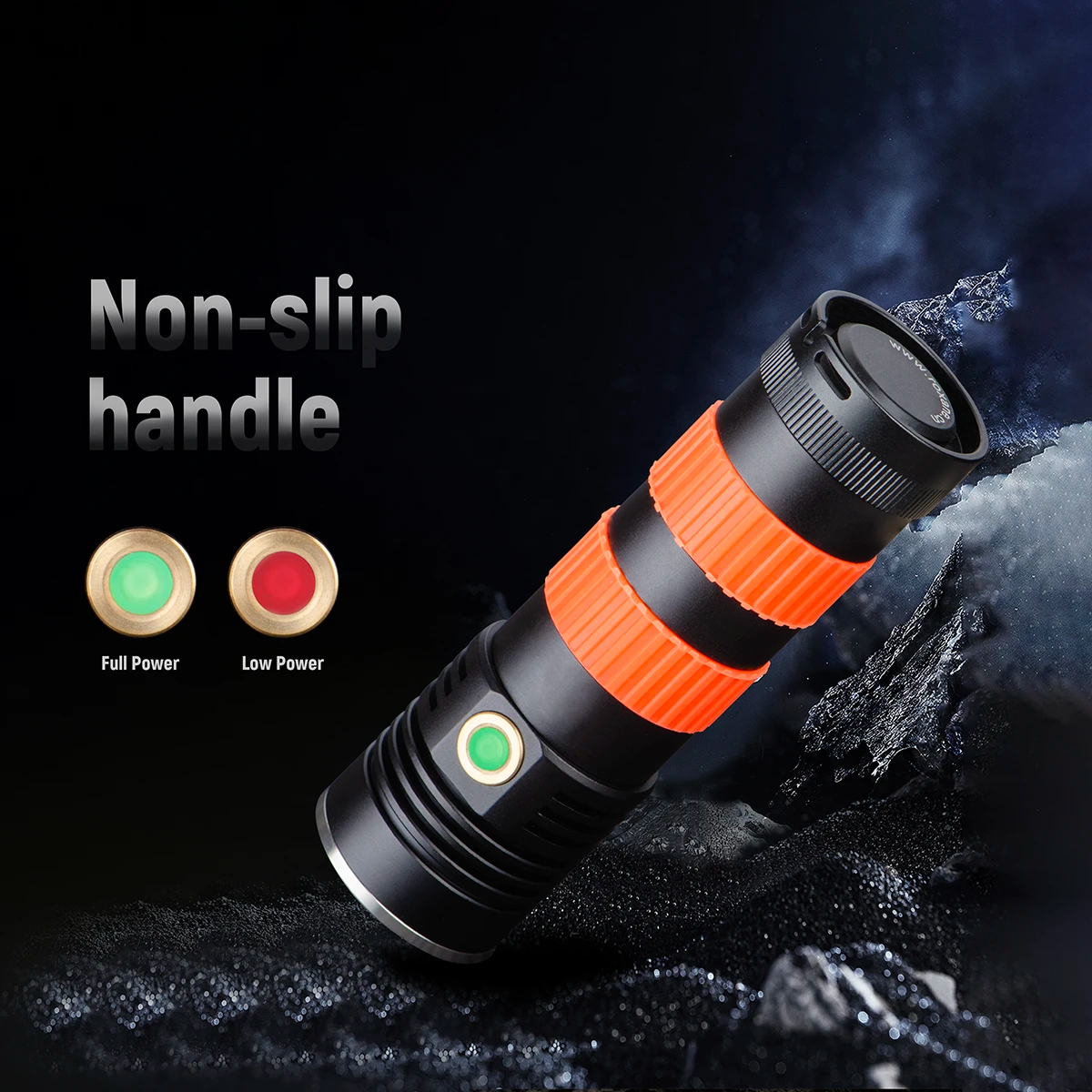 Helius M8S Flashlight — 2000LM SST40, 479m, IPX7, 26650 Battery