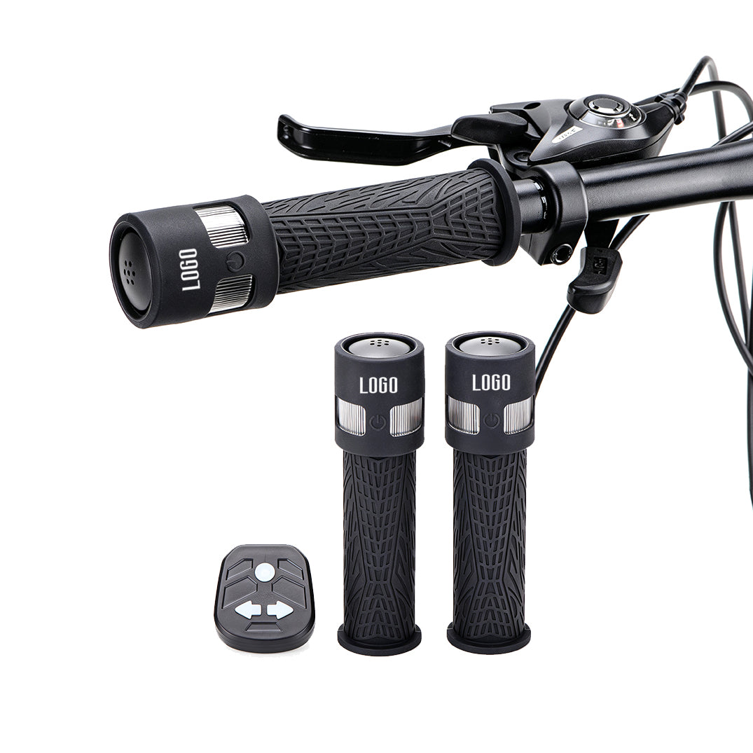 Smart Bike / Scooter Handlebar Turn Signals – RGB LEDs / Wireless Remote / Anti-Theft Alarm / Type-C Charging