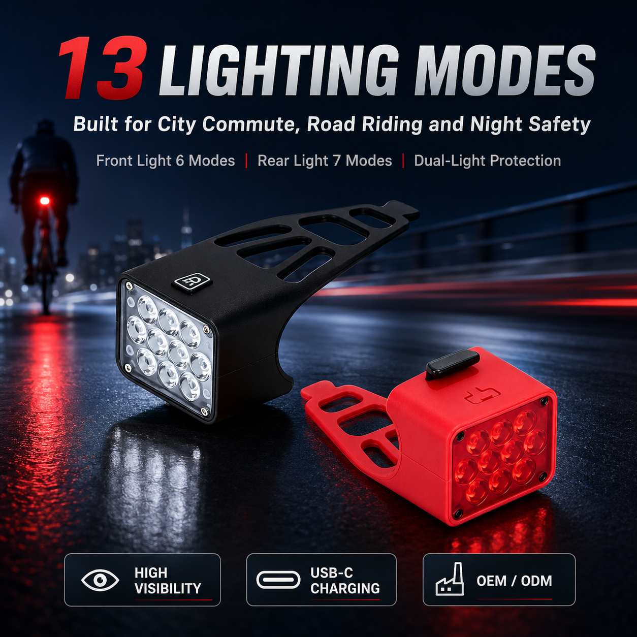 YY-518 Dual-Head Multi-Function Headlamp – 10×T6 LEDs / 500lm Bright / Dual Batteries / Outdoor Lighting + Safety Warning