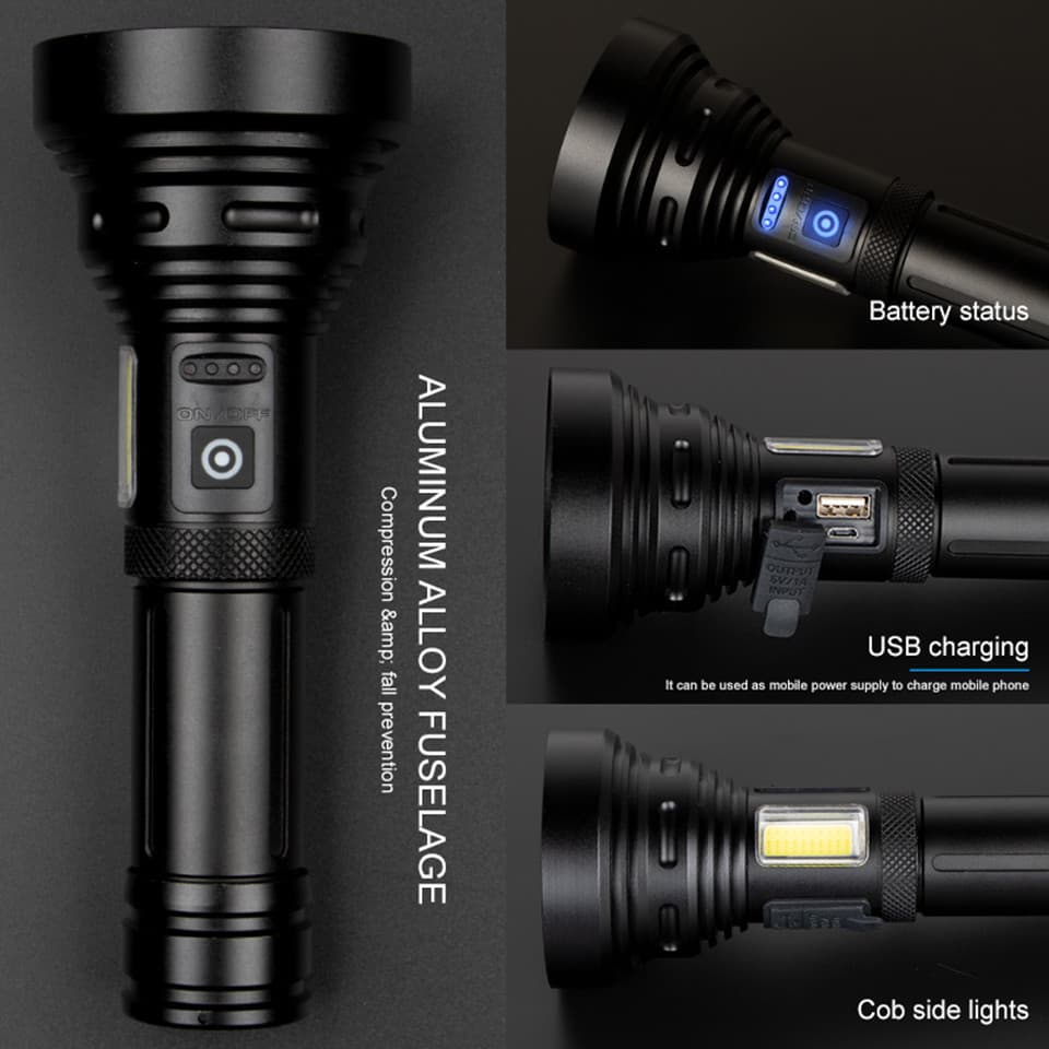 Z10 | 3000 Lumens Laser Spotlight LEP COB Flashlight